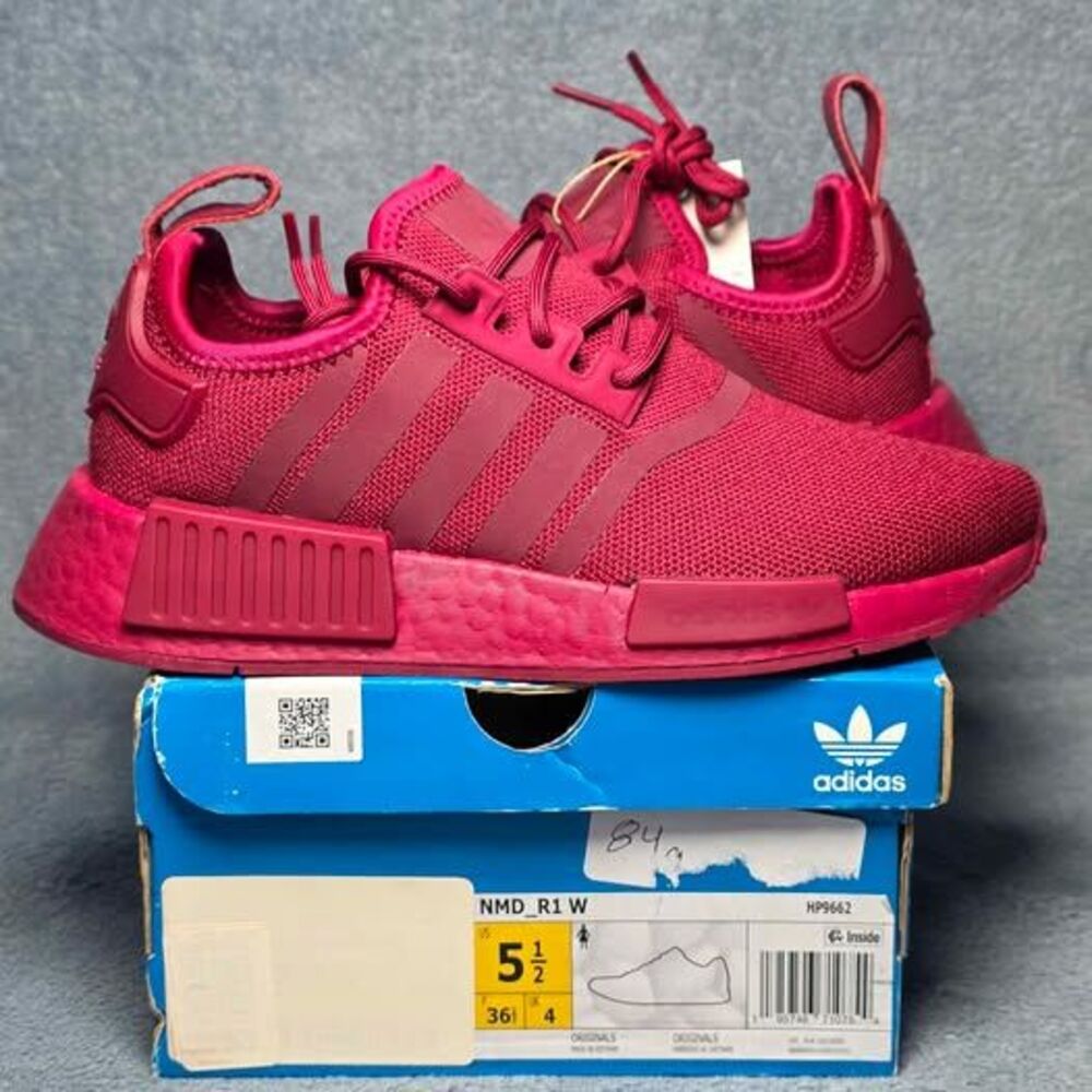 Adidas NMD_R1 W Red Sneakers Womens Size US 5.5